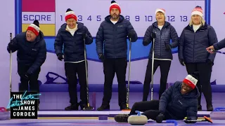 US Curling Team vs. Late Late Show All Stars