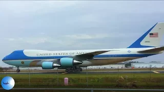 Air Force One Landing at Tampa International (uneditied) | TPAspotting