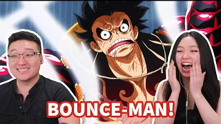 BOUNCE MAN! GEAR FOURTH VS DOFFY | One Piece Episode 726 Couples Reaction & Discussion