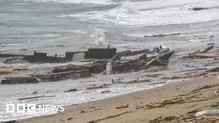 Migrant boat sinks off Italy coast killing dozens of people – BBC News