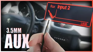 Peugeot 207 - How to play Music via Aux!