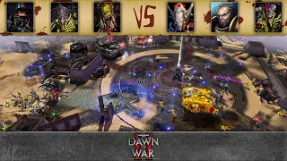 WH40k: Dawn of War 2 - 3v3 | Dragonis + AlphaLegion + ChunkyCoates [vs] Unununium + yz + Dark Chef