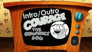 Courage The Cowardly Dog - Intro/Outro (A.I Upscaled HD)