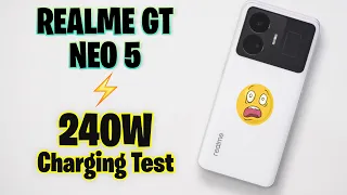 240W Battery Charging Test 0% to 100% | Realme GT Neo 5