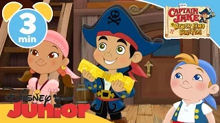 Captain Jake and the Never Land Pirates | Monkey Tiki Trouble | Disney Junior UK