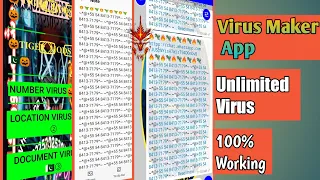 How To Make WhatsApp Virus| Virus Maker App | Unlimited Virus | New 2023 Virus Maker App | #whstsapp