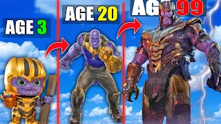 Surviving 99 YEARS As THANOS In GTA 5.. (Mods)