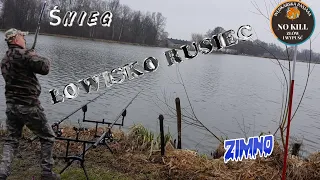 CO UDAŁO NAM SIĘ ZŁOWIĆ W MRÓZ ?  ŁOWISKO KARPIOWE  RUSIEC  4k 🎣 ŚNIEŻNY WYPAD NA RYBY 🐟4K