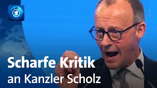 Friedrich Merz wirft Olaf Scholz Respektlosigkeit vor