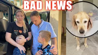 HORRIBLE News About our Dog Kona, Chris Lost & Owen Kicked Out of Gym || Mommy Monday