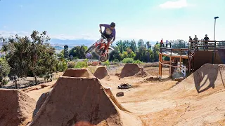 Dirt Bike Vs Massive Bmx Jumps!