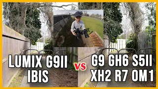 Panasonic Lumix G9 II Video IBIS Test vs OM1/GH6/S5II/XH2/R7/G9