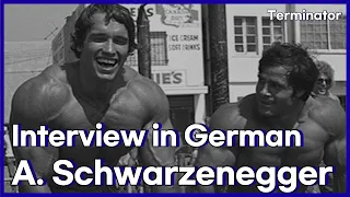 Arnold Schwarzenegger spricht Deutsch im Interview (Terminator)