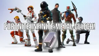 FORTNITE INFINITE METAL GLITCH! - How to get materials fast in Fortnite Battle Royal - 100% WORKING!