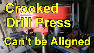 How to verify if your drill press is properly aligned or crooked