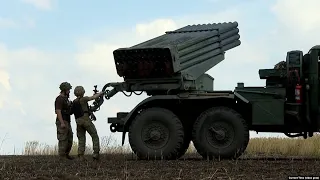 Shoot And Scoot: Ukrainian Grad Rocket Teams Aim To Hit Hard And Move Fast