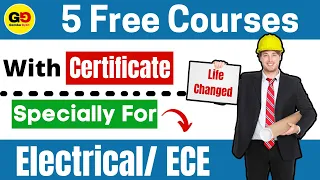 5 free Courses for Electrical & ECE Branch| Quick Job + High Salary| Best career for Electrical/ ECE