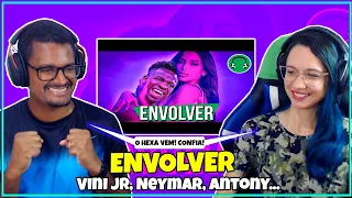 ♫ ENVOLVER (com Vini Jr, Neymar, Antony...) | Paródia Anitta - REACT EM CASAL