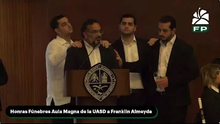 En vivo: Honras al Dr. Franklin Almeyda en la UASD #FuerzaDelPueblo @FPcomunica #FPComunica