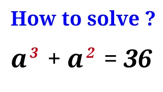 Olympiad Mathematics | Equation Solving | You should use this trick