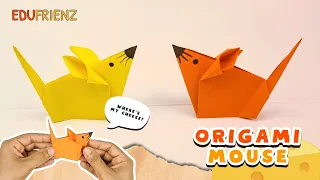 Mouse Paper Craft (ORIGAMI PAPER MOUSE)