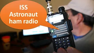 Baofeng UV-5r listening to an ISS astronaut