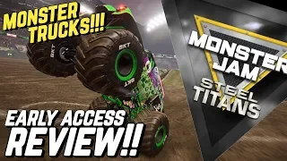 MONSTER JAM Steel Titans - GAME REVIEW - Wholesome Monster Truck Fun!