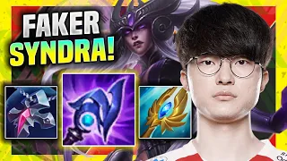 FAKER TRIES SYNDRA WITH NEW BUFFS! - T1 Faker Plays Syndra Mid vs Sylas! | Season 11