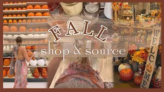 AUTUMN SHOP & PREP | Thrifting, HomeGoods, World Market, library finds, & autumn decor haul!🍂