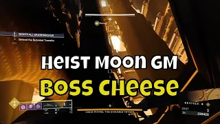 Heist Battleground Moon Cheese Spot Boss Room Grandmaster GM Nightfall Strike