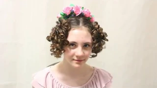 Мастер-класс по созданию бальной причёски эпохи ампир (Regency Ball Hairstyle Tutorial)