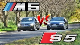 2018 Audi S5 VS 2005 E60 BMW M5, Beemers first race!