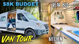 Scientist & Engineer Show How to Build Out a Van on a $8000 budget - CAMPER VAN FULL TOUR