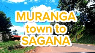 MURANGA to SAGANA road. #roadtrip #Sagana #Muranga #travel