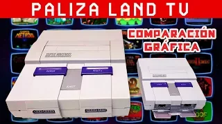 SNES Classic MINI vs. Original SNES Comparación gráfica (video & audio)