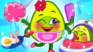 Busy Busy Mommy Song 💼😭 Mommy Please Don't Go 😥 VocaVoca🥑 Kids Songs & Nursery Rhymes