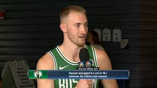 EXCLUSIVE INTERVIEW: Sam Hauser | 2023 Boston Celtics Media Day