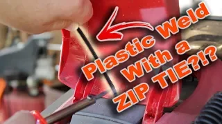 [Plastic Weld] With A ZIP TIE!?!?!