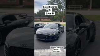 Would you choose a Gated Gallardo or a Gated R8?!?!