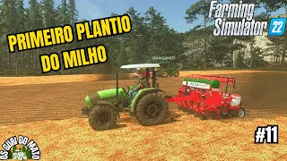 COMEÇAMOS A LIDAR COM O MILHO// OS GURI DO MATO // FARMING SIMULATOR 22 #11