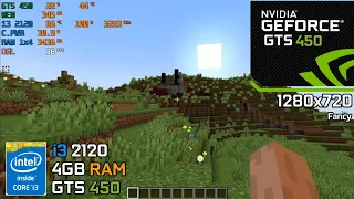 Minecraft | i3 2120 + GTS 450