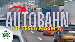 Elektroauto auf der Autobahn? Tesla Supercharger Ausflug mit unsere Model Y - 2022