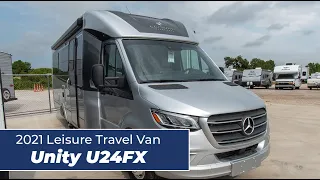 2021 Leisure Travel Van Unity U24FX | Full Service Walk Through