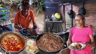 Ramonita Cocina Para todos los necesitados de su campo en Altamira, La vida del campo