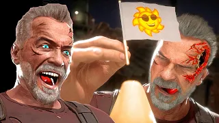 MK11 The Terminator Performs All FRIENDSHIPS