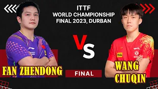 FAN ZHENDONG vs Wang Chuqin | Final | ITTF World Championship Final 2023 | Durban