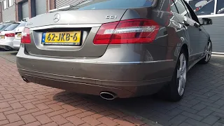 MERCEDES W212 E350 CUTOUT BYPASS EXHAUST SOUND SYSTEM   SPORTUITLAAT   UITLAAT by MAXIPERFORMANCE nl