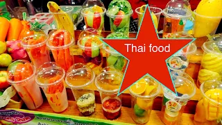 Thai Food in Rayong Night market, Thailand