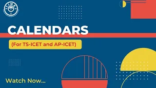 CALENDARS I  TS ICET & AP ICET I Other State Level MBA Entrance Exams