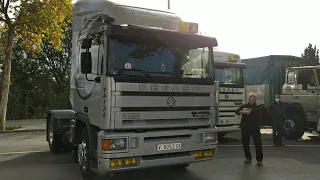 Camión Pegaso Troner 360 de 1988 concentración de clásicos Caldes de Montbuï (Barcelona) 14/11/2021